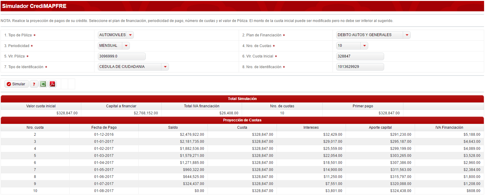 SimuCREDIMAPFRE